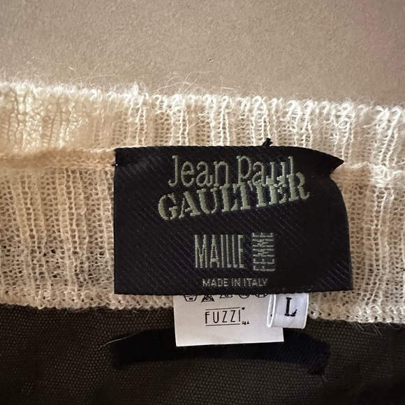 Jean-Paul Gaultier Knits Oatmeal Ribbed Knit - Picture 13 of 13